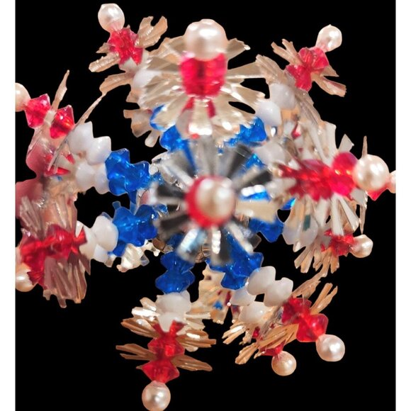 Diorama Kitsch Christmas Ornament Pushpin Handmade Mid Century Unique•Orn2 - Picture 5 of 7